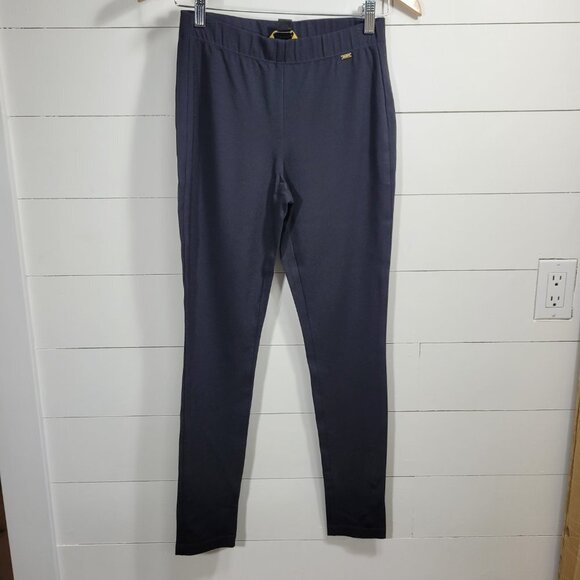 EUC ST. JOHN "The Best Leggings" Yellow Label Black Pants Women's sz P/S - Picture 2 of 7